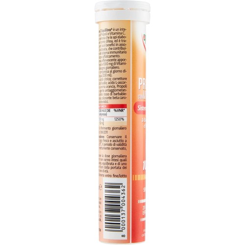 Equilibra, Più Propoli con Vitamina C, Integratore per la Normale Funzione del Sistema Immunitario, Propoli e Vitamina C, Gusto Arancia, 20 Compresse Effervescenti Equilibra, Più Propoli con Vitamina C, Integratore per la Normale Funzione del Sistema Immunitario, Propoli e Vitamina C, Gusto Arancia, 20 Compresse Effervescenti