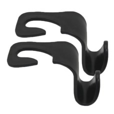 Gancio Sedile Auto, gancio appendi giacca, gancio sedile poggia testa, nero, resistente, 2 pezzi