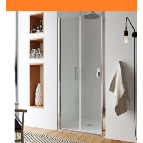 Box doccia con doppia porta 77 / 81 altezza 190cm