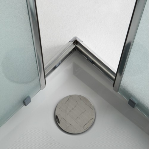 Box doccia angolare quadrato giada 90x90 cristallo opaco Box doccia angolare quadrato giada 90x90 cristallo opaco
