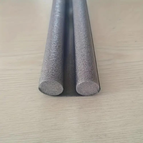 Paraspiffero sottoporta, Tappeto antispiffero sotto la porta, protezione per porte interne ed esterne, colore grigio Paraspiffero sottoporta, Tappeto antispiffero sotto la porta, protezione per porte interne ed esterne, colore grigio