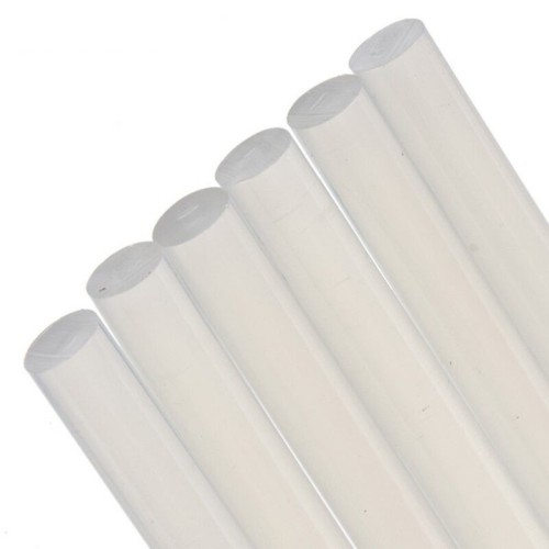 Stick silicone pistola a caldo, 6 bastoncini di colla a caldo trasparenti 10.5 x185 mm, trasparente, Pincello Stick silicone pistola a caldo, 6 bastoncini di colla a caldo trasparenti 10.5 x185 mm, trasparente, Pincello