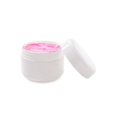 Contenitore da 120 ml, 100g, vasetto, barattolo di plastica colore bianco, per creme, liquidi, perline, multi uso