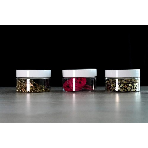 Contenitore da 120 ml, Barattolo di Plastica Vuoto, per creme, liquidi, perline, multi uso Contenitore da 120 ml, Barattolo di Plastica Vuoto, per creme, liquidi, perline, multi uso