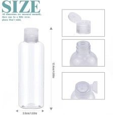 Bottiglie da viaggio, 100 ml, in plastica, per shampoo, balsamo, lozione, articoli da toeletta