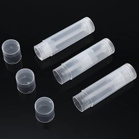 Tubo Stick vuoto per balsamo labbra stick, stick per lucida labbra, per rossetto, contenitori vuoto, con tappo e vite regolatore, contenuto 5g