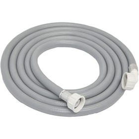 Tubo flessibile universale per ingresso acqua Lavatrice e Lavastoviglie 3 m grigio