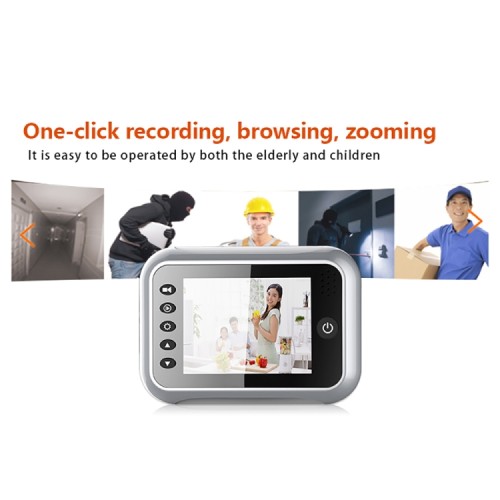 Peephole numérique, avec affichage de couleur et 3,5-inch Night Viewer vision Peephole numérique, avec affichage de couleur et 3,5-inch Night Viewer vision