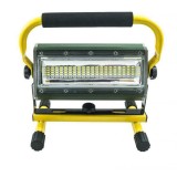 Faro LED potente, portatile, 100 Watt, con batterie ricaricabili, per interno ed  esterno