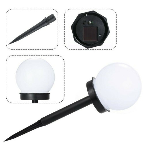 Projecteur, lampe solaire, lampadaire, éclairage de jardin, marchepied, 4 pièces, LED Projecteur, lampe solaire, lampadaire, éclairage de jardin, marchepied, 4 pièces, LED