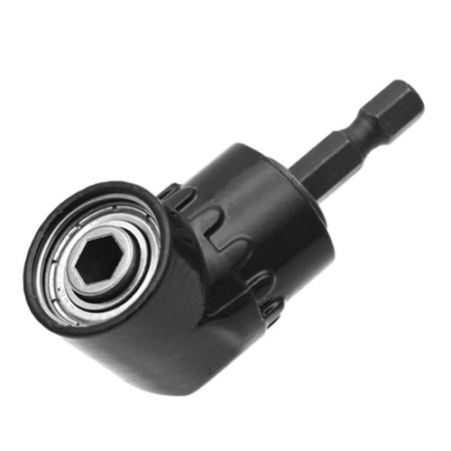 Cacciavite ad angolo retto, angolare adattatore per avvitatore, 105°, acciaio, 1/4 pollice Cacciavite ad angolo retto, angolare adattatore per avvitatore, 105°, acciaio, 1/4 pollice