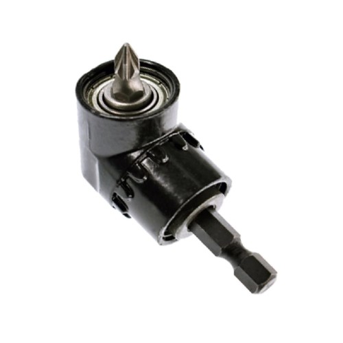 Cacciavite ad angolo retto, angolare adattatore per avvitatore, 105°, acciaio, 1/4 pollice Cacciavite ad angolo retto, angolare adattatore per avvitatore, 105°, acciaio, 1/4 pollice