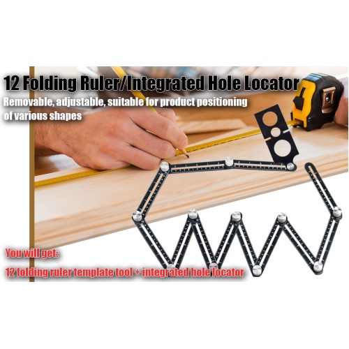Règle de mesure multi-angle avec double fente, multi-usage, pour les carreaux, en aluminium, convient aux carreleurs, aux constructeurs, aux artisans, aux charpentiers et aux bricoleurs. Règle de mesure multi-angle avec double fente, multi-usage, pour les carreaux, en aluminium, convient aux carreleurs, aux constructeurs, aux artisans, aux charpentiers et aux bricoleurs.