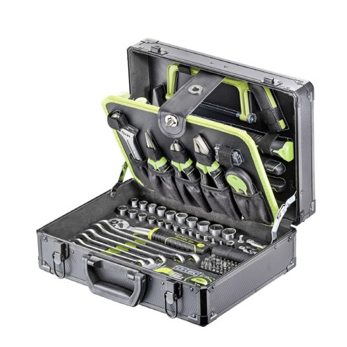 Cassetta Valigetta Attrezzi in Alluminio Fortec Ecoline – 126 Pezzi FT30053