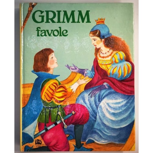 Libro di favole, Grimm, Lito editrice, del 1987, libro usato, seconda mano, ottime condizione, riciclato