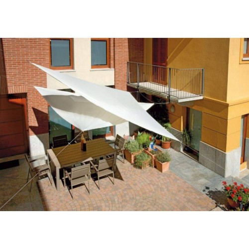 Vela da giardino triangolare, 5m, Copertura, telo ombra