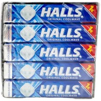Halls Original Mentoliptus - Caramelle Rinfrescanti per la Gola - Confezione da 20 Stick