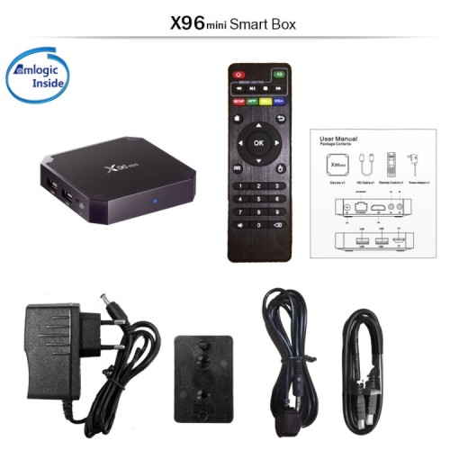 X96 mini 4K 2K UHD Output Smart TV BOX RAM 2GB, ROM 16GB Quad Core ARM Cortex A53 2GHz X96 mini 4K 2K UHD Output Smart TV BOX RAM 2GB, ROM 16GB Quad Core ARM Cortex A53 2GHz