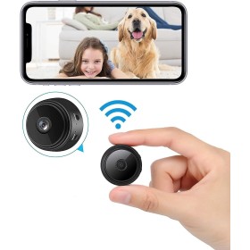 Telecamera, microcamera spia, 1080P HD, Wifi, con sensore di movimento e visione notturna