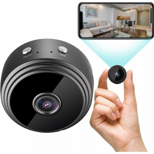 Telecamera, microcamera spia, 1080P HD, Wifi, con sensore di movimento e visione notturna Telecamera, microcamera spia, 1080P HD, Wifi, con sensore di movimento e visione notturna