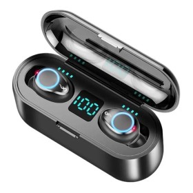 Cuffia Auricolare Bluetooth F9 TWS Mini IPX7 Schermo a LED impermeabile - iOS, Android