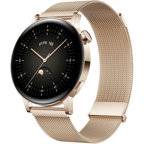 HUAWEI Watch GT 3 3,35 cm (1.32") 42 mm AMOLED Oro GPS (satellitare) HUAWEI Watch GT 3 3,35 cm (1.32") 42 mm AMOLED Oro GPS (satellitare)