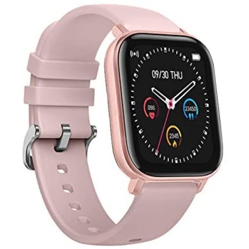 Smartwatch, quadratisch, gebogenes Glas, mit Pulsmesser und Drucküberwachung Smartwatch, quadratisch, gebogenes Glas, mit Pulsmesser und Drucküberwachung