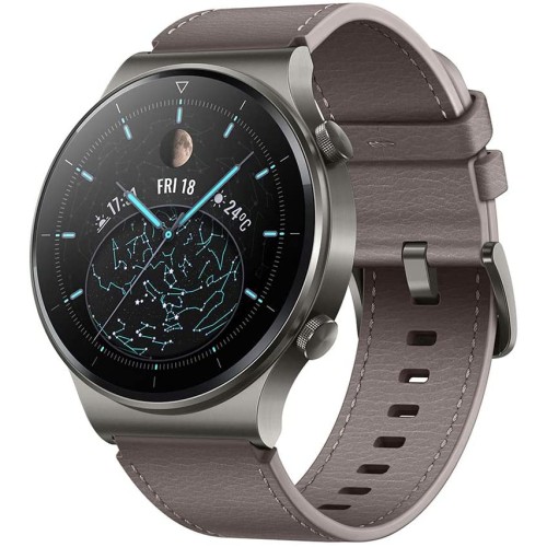 Huawei Smartwatch GT 2 Pro mit GPS und GLONASS, SpO2, + 100 Trainingsmodi, Bluetooth Anrufe, grau Huawei Smartwatch GT 2 Pro mit GPS und GLONASS, SpO2, + 100 Trainingsmodi, Bluetooth Anrufe, grau