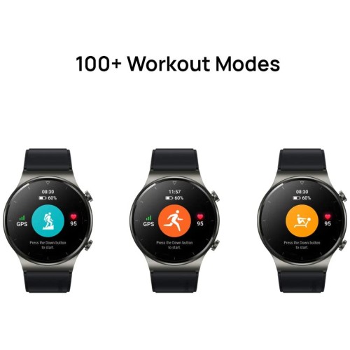 Huawei Smartwatch GT 2 Pro mit GPS und GLONASS, SpO2, + 100 Trainingsmodi, Bluetooth Anrufe, grau Huawei Smartwatch GT 2 Pro mit GPS und GLONASS, SpO2, + 100 Trainingsmodi, Bluetooth Anrufe, grau