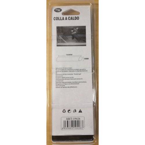 Colle chaude, 4 pièces, bâton, bâtons de 12mm pour 19 cm, couleur blanche Colle chaude, 4 pièces, bâton, bâtons de 12mm pour 19 cm, couleur blanche