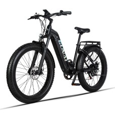 Bicicletta Elettrica per Adulti, 26 pollici, bicicletta elettrica da città, con ammortizzatore anterio, con motore 500W bafang ,batteria rimovibile Samsung da 48V 17.5AH, GUNAI GN26