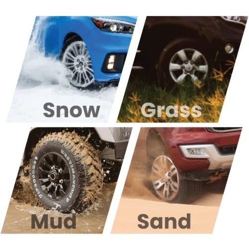 Fascette antiscivolo, anti slittamento, per neve, catene da neve, universali, pneumatici da 165mm A 275mm, riutilizzabile, confeziona da 6 pezzi Fascette antiscivolo, anti slittamento, per neve, catene da neve, universali, pneumatici da 165mm A 275mm, riutilizzabile, confeziona da 6 pezzi
