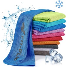 Asciugamano in microfibra, Airflip, asciugamano rinfrescante per per lo sport e la palestra, corsa, trekking, viaggio e yoga, 100x30cm