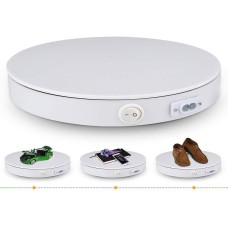 Espositore girevole elettrico, professionale, rotazione continua a 360 gradi, piatto rotante, motorizzato, per esposizione, base 40 cm