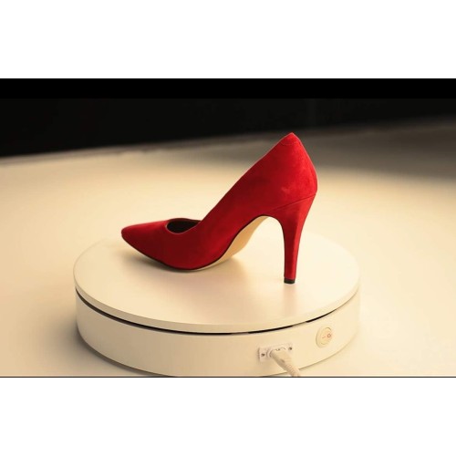 Espositore girevole elettrico, professionale, rotazione continua a 360 gradi, piatto rotante, motorizzato, per esposizione, base 40 cm Espositore girevole elettrico, professionale, rotazione continua a 360 gradi, piatto rotante, motorizzato, per esposizione, base 40 cm