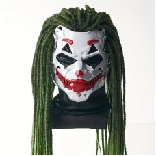 Clown Kostüm Maske Horror Full-Face – Einheitsgröße