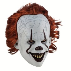 Horror Clown Killer Maske – Gruseli-Set mit Spukschreien & Bösem Lächeln
