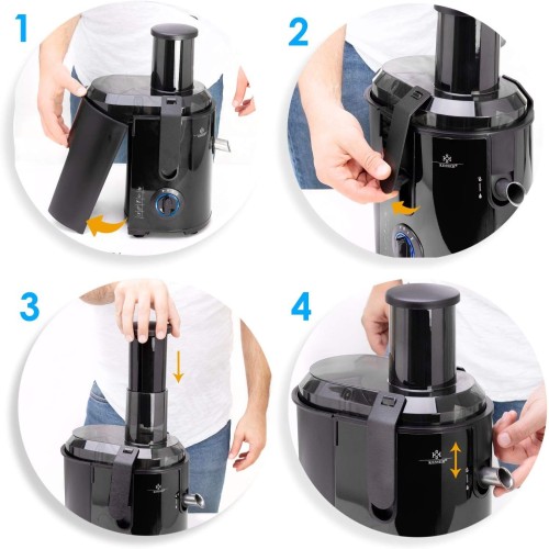 Centrifuga frutta e verdura, 800W, estrattore di succo a freddo, centrifuga in acciaio inox con doppia velocità e funzione antigoccia Centrifuga frutta e verdura, 800W, estrattore di succo a freddo, centrifuga in acciaio inox con doppia velocità e funzione antigoccia