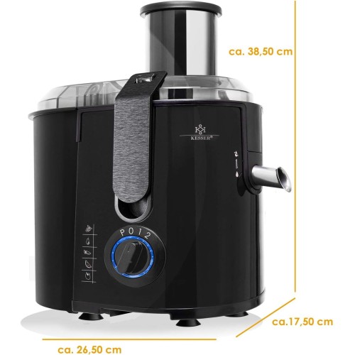 Centrifuga frutta e verdura, 800W, estrattore di succo a freddo, centrifuga in acciaio inox con doppia velocità e funzione antigoccia Centrifuga frutta e verdura, 800W, estrattore di succo a freddo, centrifuga in acciaio inox con doppia velocità e funzione antigoccia