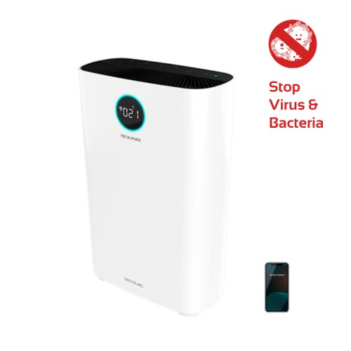 Purificatore aria, TOTALPURE 7500 CONNECTED, con carbonio attivo, rimuove virus negli ambienti