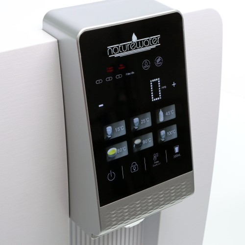 Depuratore acqua a 3 stadi, sistema ad osmosi inversa, da tavolo, Naturewater NW-1000 Pro, da 15 a 100°C Depuratore acqua a 3 stadi, sistema ad osmosi inversa, da tavolo, Naturewater NW-1000 Pro, da 15 a 100°C