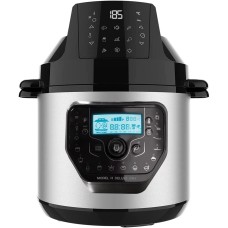 Pentola programmabile con friggitrice ad aria e bilancia, Olla GM H Deluxe Fry, robot da cucina multifunzione, 6 litri,