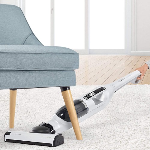 Bosch Flexxo Aspirapolvere Senza Fili a 2 Velocità con Capienza 0.4 L, Bianco Bosch Flexxo Aspirapolvere Senza Fili a 2 Velocità con Capienza 0.4 L, Bianco