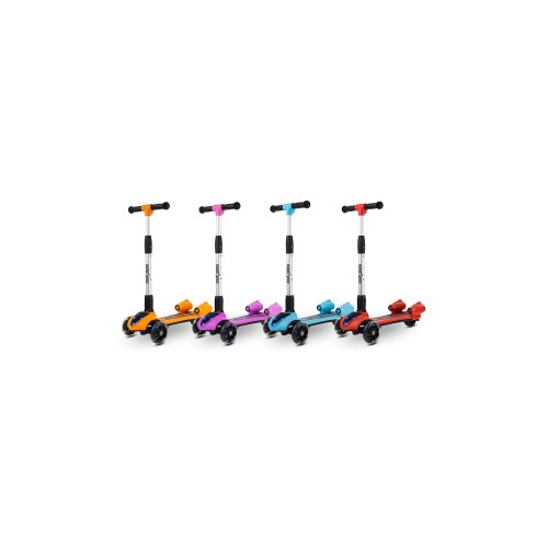 Monopattino Trottinette 3 Ruote per Bambini 3 a 14 anni con luci musica e vapore, colore blu