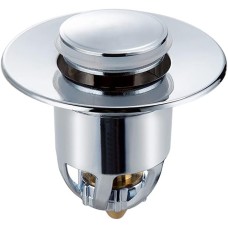 Tappo Universale per lavandino bagno, con filtro di scarico, a pressione, universale, per lavandino, bidet, vasca