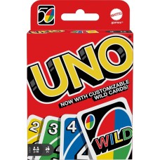 Carte da gioco UNO, giochi per tutta la famiglia, Mattel Games