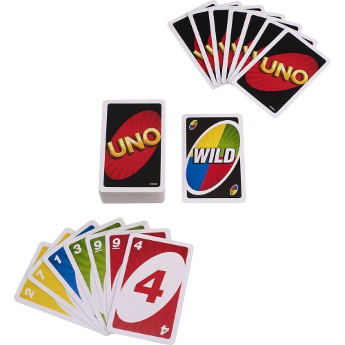 UNO Spielkarten, Spiele für die ganze Familie, Mattel Games UNO Spielkarten, Spiele für die ganze Familie, Mattel Games