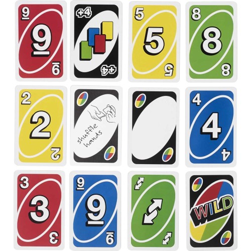 UNO Spielkarten, Spiele für die ganze Familie, Mattel Games UNO Spielkarten, Spiele für die ganze Familie, Mattel Games