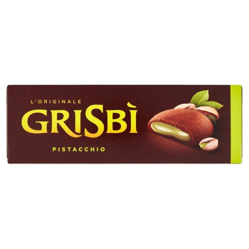 Grisbi' Al Pistacchio, Frolle ripiene di morbida crema al pistacchio, 135g 