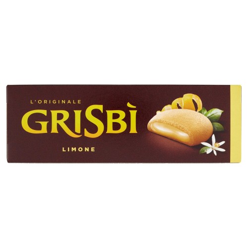 Grisbi' Al Limone, Frolle ripiene di morbida crema al limone, 135g 